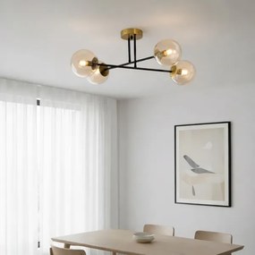 Brilagi - Felületre szerelt mennyezeti csillár MALIVA 4xE14/15W/230V arany