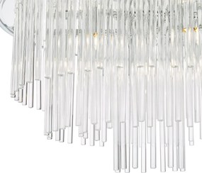 Dar Lighting glamour modern függeszték lukas csiszolt króm darluk1750