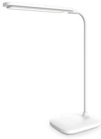 Platinet asztali lámpa 5 W, akkumulátor + USB, fehér