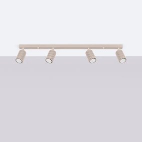 Brilagi - Spotlámpa CRESTO 4xGU10/10W/230V taupe