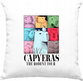 Kapibara Vicces párna Taylor Fehér