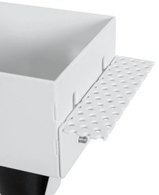 6 db-os süllyesztett spotlámpa szett fehér GU10 70 mm-es, szegély nélküli - Oneon