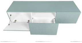 Nicole 150 cm fali TV-szekrény - zsálya MDF