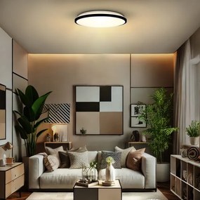 Solight WO8011 - LED Dimmelhető mennyezeti lámpa JAMIL LED/48W/230V 3000-6500K + távirányító