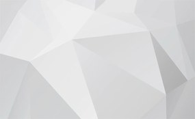 Divatos Flizelin Tapéta Ragasztóval Fali 3D Szürke háromszögek 416x254 Ragasztó