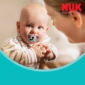 Baba cumi NUK Perfect Match Air Disney Mickey Mouse  6-18 hónapos red, vel. 6-18 m