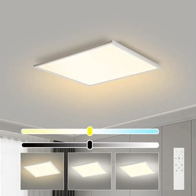 Brilagi - dimmelhető LED lámpatest SLIMFRAME LED/36W/230V 45x45 cm fehér + távirányító