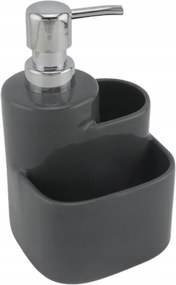 Folyékony mosogatószer adagoló kerámia szürke Abby 330 ml