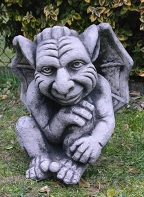 Kerti figurák beton dekoráció Vízköpő, Trol,l manó