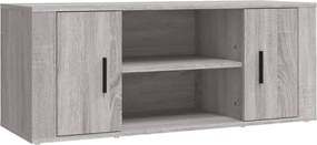 vidaXL szürke sonoma színű szerelt fa TV-szekrény 100 x 35 x 40 cm