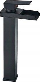 Mosdó Csaptelep Fekete Matt Magas Vízesés