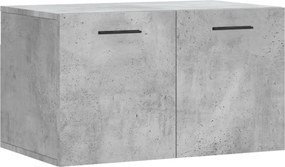 vidaXL betonszürke szerelt fa faliszekrény 60 x 36,5 x 35 cm