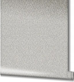 Szürke-bézs vinil tapéta dekoratív mintával