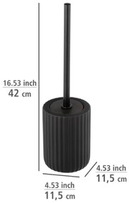 WENKO 24805100 - WC-kefe BELLUNO 11,5x42 cm fekete