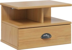 vidaXL Éjjeliszekrény fiókkal Méz barna 40 x 31 x 27 cm Tömör fenyőfa