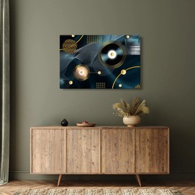 Kép - Arany körök (90x60 cm)
