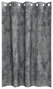 plüss függönyök 2 db lyukkal Szürke 175x140 cm