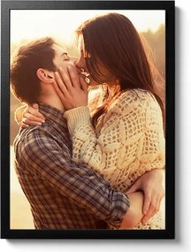 Képkeret 40x50 Fekete plexi képkeret mdf ajándéknak