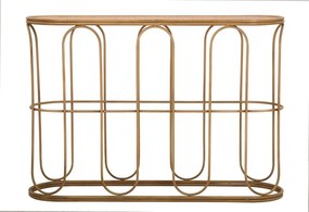 Natúr színű rattan konzolasztal 32x110 cm Samui – Mauro Ferretti