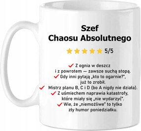 Bögre Káosz Főnök Abszolút Munka Vicces Főnök Vezető Kolléga Ajándék