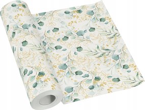 Flizelin futófelület Paw tekercsben Eukaliptusz esküvő prémium 40cmx24m