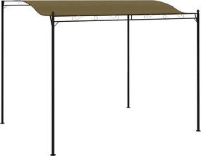 vidaXL tópszínű napellenző 3 x 2,4 m 180 g/m²