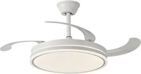 Rabalux fluara ventilátoros beltéri mennyezeti lámpa 60w 4800lm ip20 távirányítóval fehér