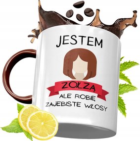 Bordó Bögre Fodrásznak Születésnapi Ajándék fényképes nyomtatással