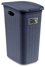 STEFANPLAST Elegance szennyeskosár 36 L, kék