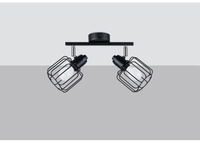Sollux SL.1115 - Spotlámpa BELUCI 2xE14/40W/230V fekete