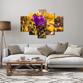 Lila virágok képe (150x105 cm)