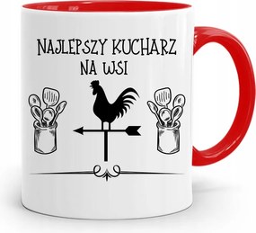 Piros Bögre A Legjobb Szakácsnak, fényképes nyomtatással