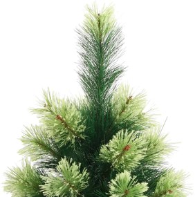 csuklópántos műkarácsonyfa állvánnyal 150 cm