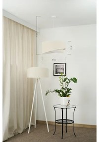 Brilagi - LED Csillár zsinóron LYRA 1xE27/15W/230V krémes/fehér