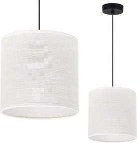 Mennyezeti Függőlámpa Fehér Boho Csillár Juta Lámpaernyővel A Konyhába E27