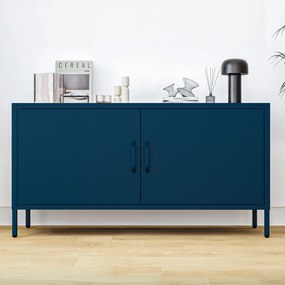 TV-szekrény lábakon ROSA, 1150 x 595 x 400 mm, Modern: sötétkék