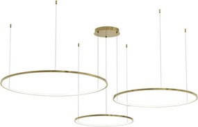 MILAGRO ML0847 SATURNO Modern Led Függesztett Lámpa Arany LED IP20