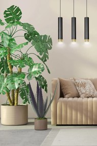 Emibig modern függeszték kibo fekete arany emi644/3