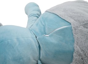 Plüss BOB MACI kék babatakaróval belül