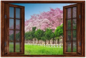 Poszterek 60x40 Cseresznyés tájkép