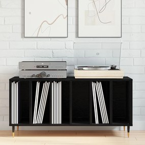Rekord Szekrény Fekete Tölgy 100x38x48 cm Mérnök Fa