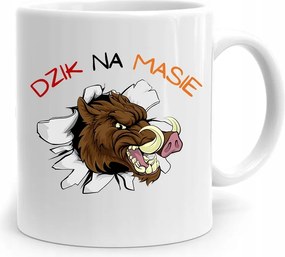 Bögre Ajándék Fiúnapra Vaddisznó A Tömegen fényképes nyomtatással