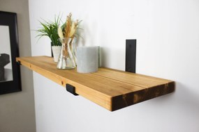 Loft falra akasztható polc Ipari fa falra 60cm x 15cm