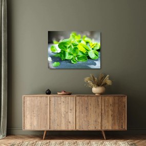 A menta képe (üvegen) (70x50 cm)