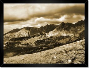 Poszterek keretben 40x30 Tátra Lengyel hegyek Kilátás