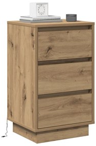 Éjjeli Szekrény LED-del Artisan Oak 39x34.5x65 cm Mérnöki Fa