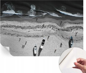 Dekoratív Öntapadós Fotótapéta Hálószobába Tengerparti nyugalom 104x70 cm