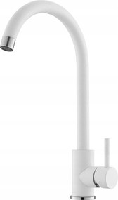 Gránit Dorotea Forgatható Konyhai Csaptelep Fehér Mosogató csaptelep