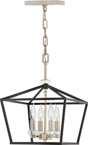 Quintiesse STINSON QN-STINSON-4P-M-BK Függőlámpa 4x60W/E14