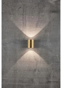 Nordlux - LED kültéri fali lámpa CANTO 2xLED/6W/230V IP44 sárgaréz